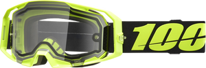 100-percent - Armatic  Enduro Moto Goggle Neon Yellow Clear - 50070-10004