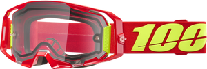 100-percent - Armatic  Enduro Moto Goggle Red Clear Lens - 50070-10005