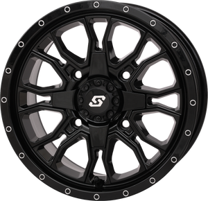 Sedona - Fusion Dd Wheel  14x7 6+1 4/137 & 4/156 Gloss Black - 570-9128