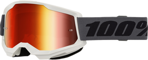 100-percent - Strata 2 Goggle Grey Red Mirror Lens - 50028-10026