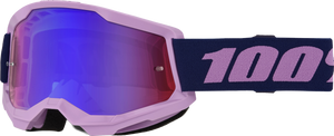 100-percent - Strata 2 Goggle Purple Red/blue Mirror Lens - 50028-10025