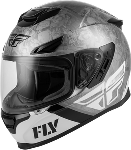 Fly Racing - Sentinel Mech Helmet Black/white/grey Xl - 73-8430X
