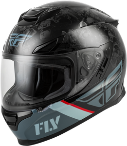 Fly Racing - Sentinel Mech Helmet Black/grey/red 2x - 73-84312X