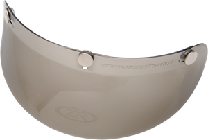 Z1r - 3-Snap Bubble Visor - Smoke - Jimmy/Drifter/Universal Helmet 3-Snap Bubble Visor - ZR-201