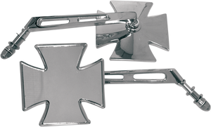 Emgo - Cross Mirror - Left - Die-Cast Custom Mirror - Split - 20-34862A Emgo - Cross Mirror - Left - Die-Cast Custom Mirror - Split - 20-34862A