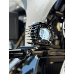 Custom Dynamics - Light Fog Led Shark Demon White/clear - SD-FOG-2W