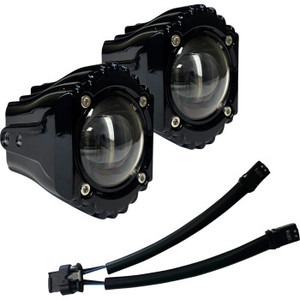 Custom Dynamics - Light Fog Led Shark Demon White/clear - SD-FOG-5W