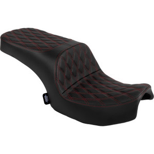 Drag Specialties - Seat Freedom Tour 2up Vinyl Dd Red Challenger 20-25 -