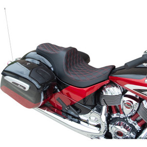 Drag Specialties - Seat Prediii Frw Ddia Red -