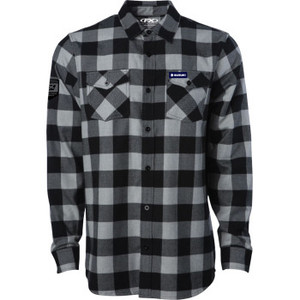 Factory Effex - Flannel Suzuki Explorer Heather Gray/black Xl - 29-85406