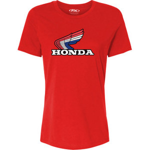 Factory Effex - Tee Womens Honda Rwb Classic Red Sm - 29-87340