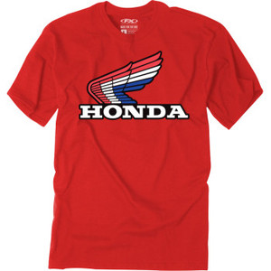 Factory Effex - Tee Youth Honda Rwb Classic Red Lg - 29-83304
