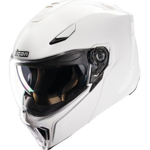 Icon - Helmet Threshold Gloss White Md -