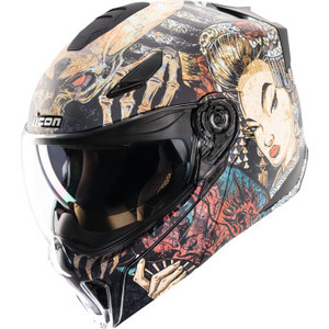 Icon - Helmet Threshold Odokuro Black 2x -