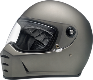 Biltwell - Lane Splitter Helmet - Flat Titanium - XS - Lane Splitter Helmet - Solid - 1004-803-101