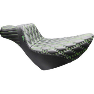 Le Pera - Seat Tailwhip Dll Dbl Dmd Grn Thread - LYR-580DLDD-GN07