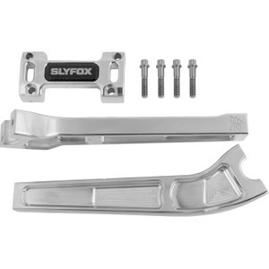 Slyfox - Riser 10" Pullback Raw 1" Clamp - SF-1002-10-R