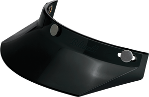 Biltwell - Moto 3-Snap Visor - Black - 3-Snap Moto Helmet Visor - 2002-561 Biltwell - Moto 3-Snap Visor - Black - 3-Snap Moto Helmet Visor - 2002-561