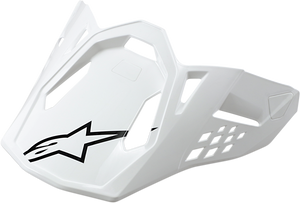 Alpinestars - Supertech M8/M10 Visor - Gloss White - Supertech M10/M8 Visor - 89810192180OS