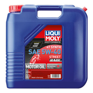 Liqui Moly - Liqui Moly Motorbike 4t Synth 5w-40 Street Race 20 Liter - 20304