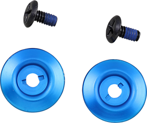 Biltwell - Gen 2 Hardware Kit - Black Screw - Blue Baseplate - Gen 2 Helmet Hardware Kit - 0034-150-65