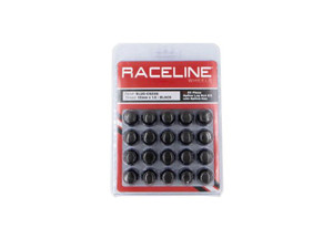Raceline - 20pk 12x1.5 Spline Blk Cs Pack - RLUG-CS25B