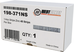 Fire Power - 1/4oz Strips Zinc 48 Strips/box - 198-371NS
