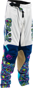 Fly Racing - Yth Kinetic Mutant Mesh Pants White/blue/multi Sz 22 - 380-34422