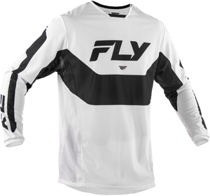 Fly Racing - Kinetic Mesh Jersey White/black Xl - 380-310X