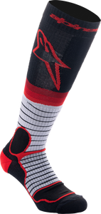 Alpinestars - Mx Pro Socks Black/grey/red Lg - 4701524-1215-L