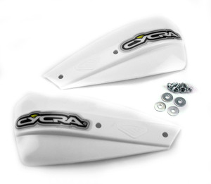 Cycra - Low Profile Replacement Handshields - White - 1CYC-1115-42