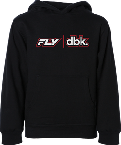 Fly Racing - Youth Fly Dbk Wheelie Hoodie Black Ym - 325-00086YM