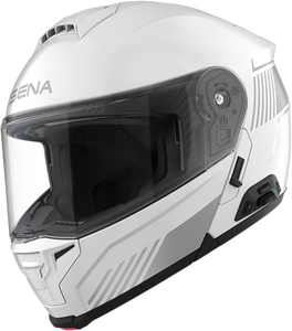 Sena - Specter Smart Flip Up Helmet White Lg - SPECTER-GW00L1