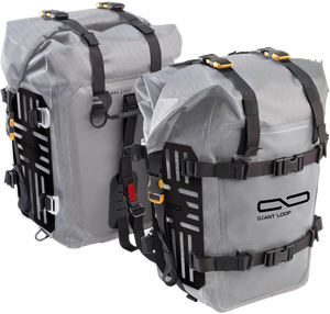 Giant Loop - Mototrekk Panniers Grey Pair - MTPN25-B