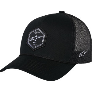 Alpinestars - Hat Crv Bill Truck Hexeon Black/black Os - 1216-81100-1010-OS