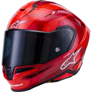 Alpinestars - Helmet S-r7 A-core Rd/wh Gloss Ece06/dot Xxl - 8203426-3182-2XL