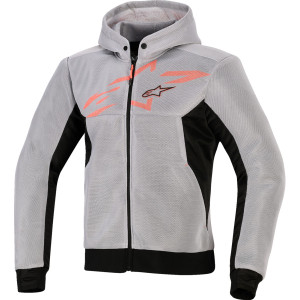 Alpinestars - Hoodie Chrome Superflow Blk/md Gry/ Rd Fl Xl - 4200226-1196-XL