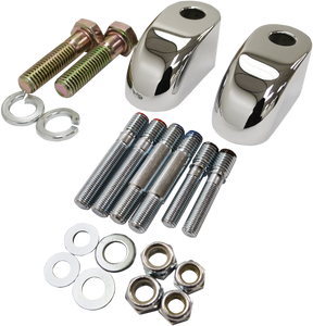 Baron - Risers - Pullback - Extension - 1" - Chrome - Handlebar Riser Adapter/Extension - BA-7416-01 Baron - Risers - Pullback - Extension - 1" - Chrome - Handlebar Riser Adapter/Extension - BA-7416-01