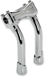 Biltwell - Risers - Murdock - Pullback - 8" - Chrome - Murdock Handlebar Riser - 6404-105-08