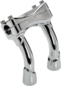 Biltwell - Risers - Murdock - Pullback - 6" - Chrome - Murdock Handlebar Riser - 6404-105-06