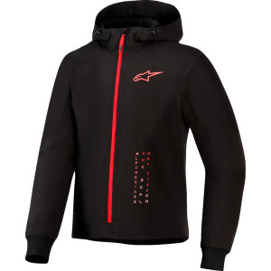 Alpinestars - Jkt/hoodie Radium Tech Black/red 4xl - 4202624-1303-4XL