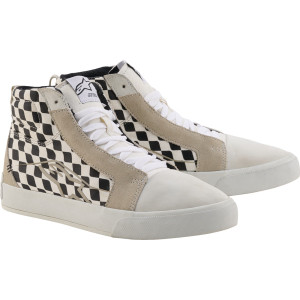 Alpinestars - Shoe Ride-63 Canvas Wht/blk/chess 13.5 - 2540726-2081-135
