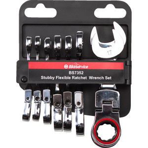 Bikeservice - Tool Flexhead Wrench 8pc - BS7352