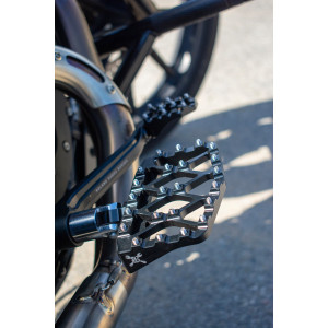 Burly Brand - Mini Floorboards Burly X-evolution Black Xl, Dyna &touring - B13-1018B