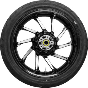 Coastal Moto - Wheel Rear Hurricane W/tire Abs (tpms) Black Cut 18" - PKG2-HUR185BC-ABST