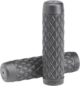 Biltwell - Grips - Torker - 1" - Gray - Torker Grips - 6705-0501