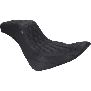 Mustang - Seat Dbl Diam Squareback Blk Thread - 78808