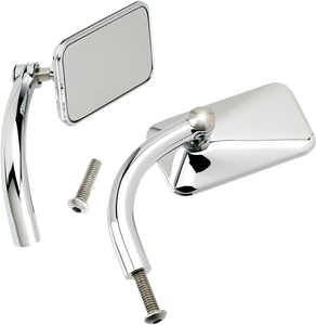 Biltwell - Rectangular Mirrors - Chrome - Utility Mirror - 6502-200-502