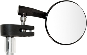 Emgo - Bar End Mirror - Black - Right - Aluminum 3" Bar End Mirror - 20-34041