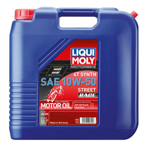 Liqui Moly - Liqui Moly Motorbike 4t Synth 10w-50 Street Race 20 Liter - 20305